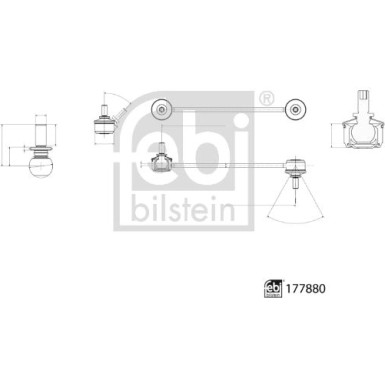 Stange/Strebe, Stabilisator | 177880