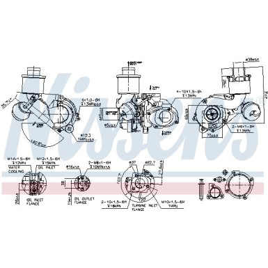 Nissens Turbo | ALFA Mito,LANCIA,FIAT,OPEL 08 | 93110