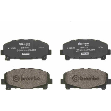 BREMBO Bremsklötze Xtra VA | HONDA Accord 08 | P 28 043X