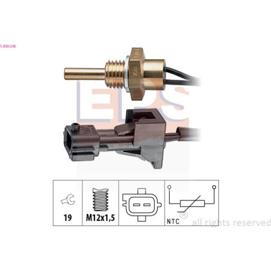 Sensor, Kühlmitteltemperatur | 1.830.245