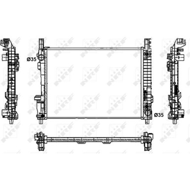 Kühler, Motorkühlung | 53800