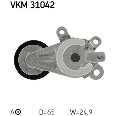 Spannrolle Nebentrieb | AUDI A3,SEAT Ibiza,SKODA Octavia | VKM 31042