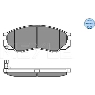 Bremsbelagsatz Mitsubishi P. Pajero 94- Mit Sensor | 025 232 9015/W