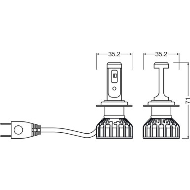 Osram | H7 NIGHT BREAKER LED SMART +330% StVZO-Konforme Werkstatt Profi-Set 2St | 64210DWNBSM