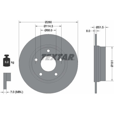 BREMSSCHEIBE | 92335803