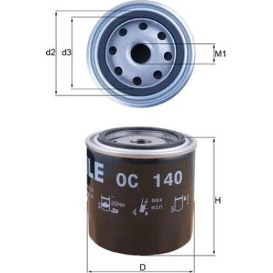 KNECHT Ölfilter | OC 140