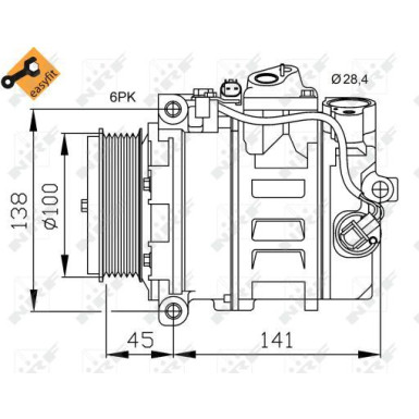 Kompressor, Klimaanlage | 32256