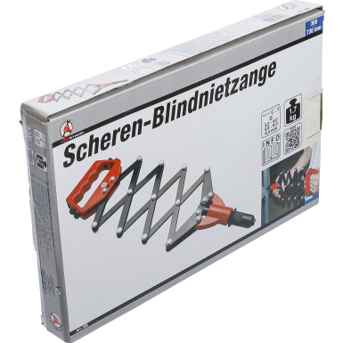 BGS Scheren-Blindnietzange | 3,2 - 6,4 mm | 300 - 730 mm | 398