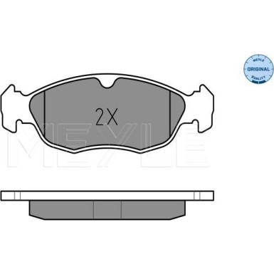 Bremsbelagsatz Citroen P. Saxo | 252182717