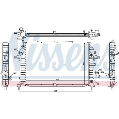 Wasserkühler PKW | OPEL Zafira B 05 | 63115A