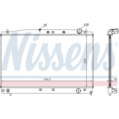 Wasserkühler PKW | TOYOTA Avensis Verso 2,0 D 01 | 64654A