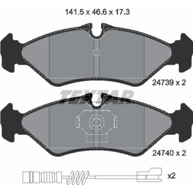 Bremsbelagsatz Db T. Sprinter # | 2473901