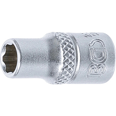 BGS Steckschlüssel-Einsatz Super Lock | Antrieb Innenvierkant 6,3 mm (1/4"""") | SW 6 mm | 2346