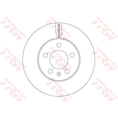 20 481 003 Bremsscheibe VA | SEAT Ibiza VW Polo 17 | DF6584