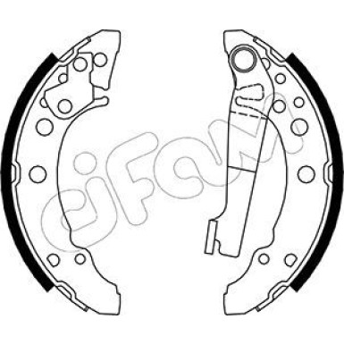 CIFAM Bremsbackensatz | 153-465