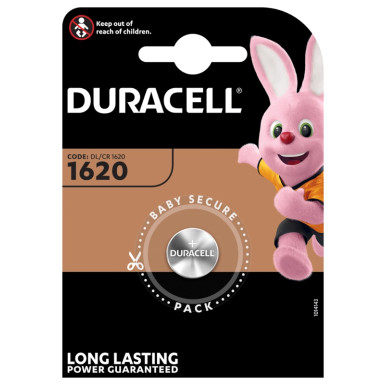 Duracell Lithium CR1620 Knopfbatterie 1 Stk Blister | 5000394030367