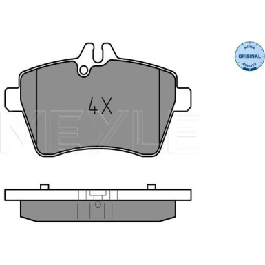 Bremsbelagsatz Db P. W169 A-Klasse | 025 240 7719