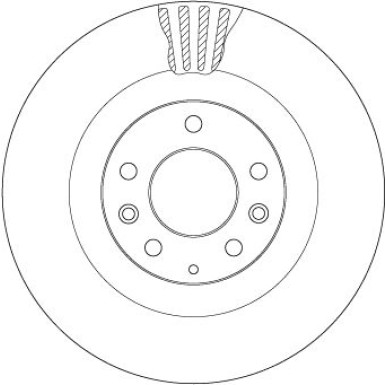 Bremsscheibe Mazda P. Cx-7/Cx-9 07 | DF8043