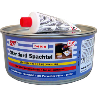 STC Standard Spachtel beige (2K Basis- und Füllspachtel) Dose 1kg | 757410