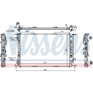 Wasserkühler PKW | AUDI A4 07 | 60323