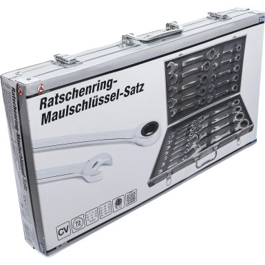 BGS Ratschenring-Maulschlüssel-Satz | SW 6 - 32 mm | 22-tlg | 30009