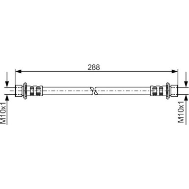 Bremsschlauch | TOYOTA Land Cruiser | 1987481129