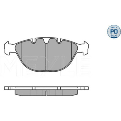 Bremsbelagsatz Bmw P. X5 4.4-4.8 00-06 | 025 234 4821/PD