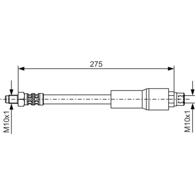 Bremsschlauch HA | BMW E38 94 | 1987476649