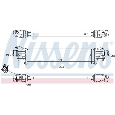 Ladeluftkühler PKW | Opel Corsa E 14 | 96312