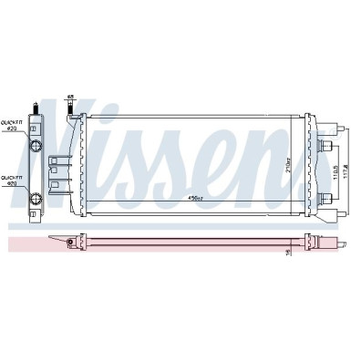 Wasserkühler PKW | Hyundai Genesis Coupe 08 | 606840