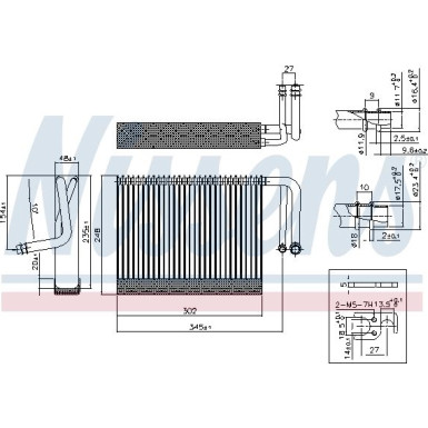 Verdampfer PKW | BMW 5 (F10) 10 | 92327