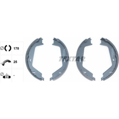 Handbremsbacken Volvo S60/S80/V70/Xc70/Xc90 | 91062300