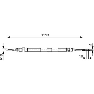 Handbremsseil | FORD Galaxy,SEAT,VW Sharan 00 | 1987477630