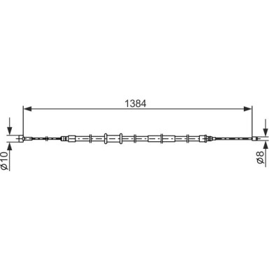 Handbremsseil | CITROEN Jumper PEUGEOT 06 | 1987482718