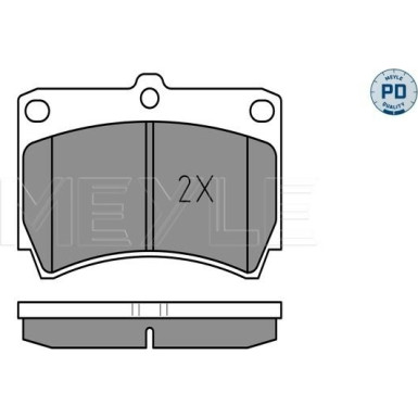 Bremsbelagsatz Mazda S. 323 89 | 025 216 5415/PD