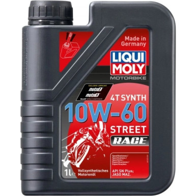 Liqui Moly Motorbike 4T Synth 10W-60 Street Race 4 l | 1687 | 4L Kanister Kunststoff