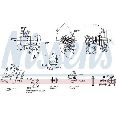 Nissens Turbo | CITREON,OPEL,DS,PEUGEOT 08 | 93283