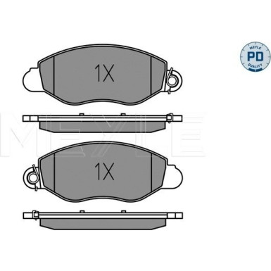 Bremsbelagsatz Ford P. Transit 00- (P.Nap¨D)Ohne Sensor | 025 234 3418/PD