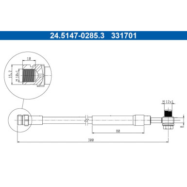 BREMSSCHLAUCH | 24.5147-0285.3