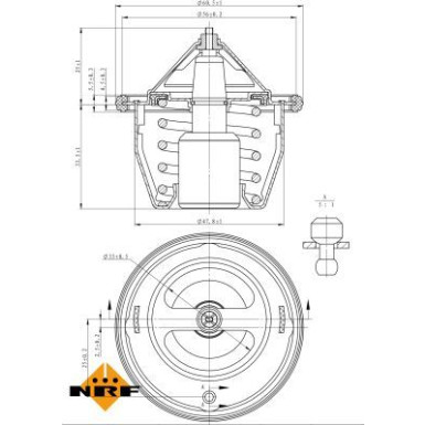 Thermostat, Kühlmittel | 725012