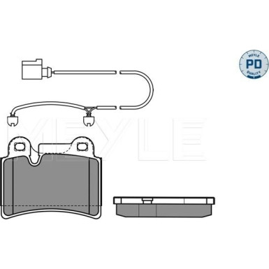 Bremsbelagsatz Vw T. Touareg 02 | 025 240 9717/PD