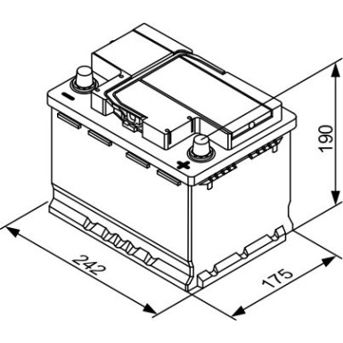 T3 005 BOSCH | NKW-Batterie | 12V 55Ah 420A | 0 092 T30 050