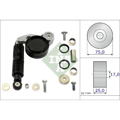 Spannarm Rep.Satz | AUDI A4,VW Passat,SKODA Superb 97 | 533 0118 10