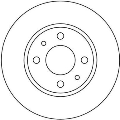 TRW Bremsscheibe | DF1740