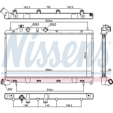 Wasserkühler PKW | SUBARU IMPREZA 2.0 D 09 | 67737