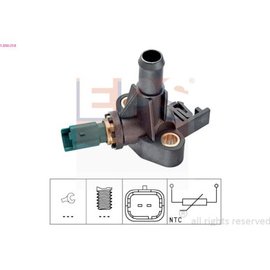 Sensor, Kühlmitteltemperatur | 1.830.318