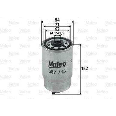 VALEO Kraftstofffilter | 587713