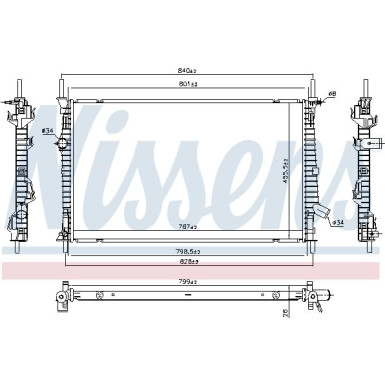 Wasserkühler PKW | Ford Transit 13 | 606537