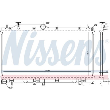 Wasserkühler PKW | SUBARU IMPREZA 2.5 WRX 09 | 67724