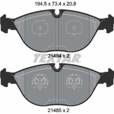 Bremsbelagsatz Db P. W210 280-550 4-Matic/Bentley Continental | 2148401